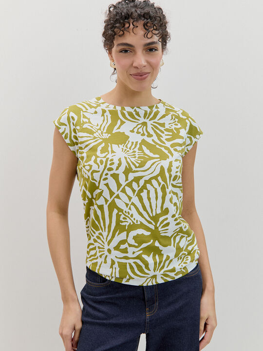TOP MANGA CORTA Estampado 1 image number null