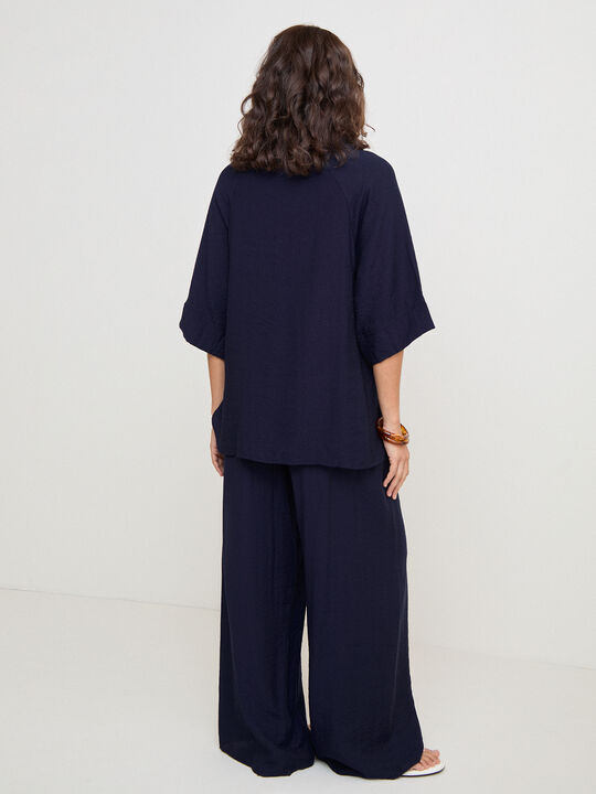 T&Uacute;NICA FLUIDA Azul Marino image number null