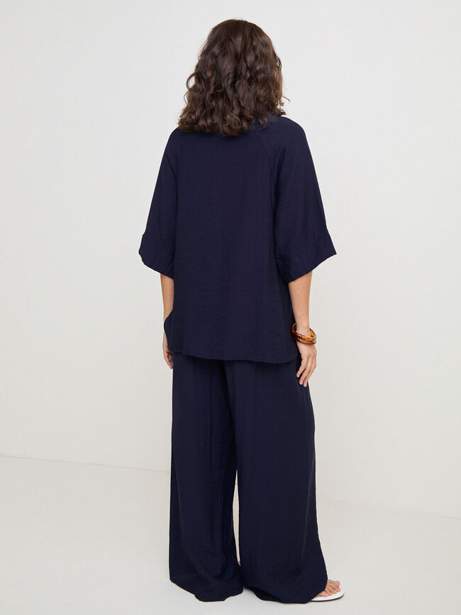 T&Uacute;NICA FLUIDA Azul Marino