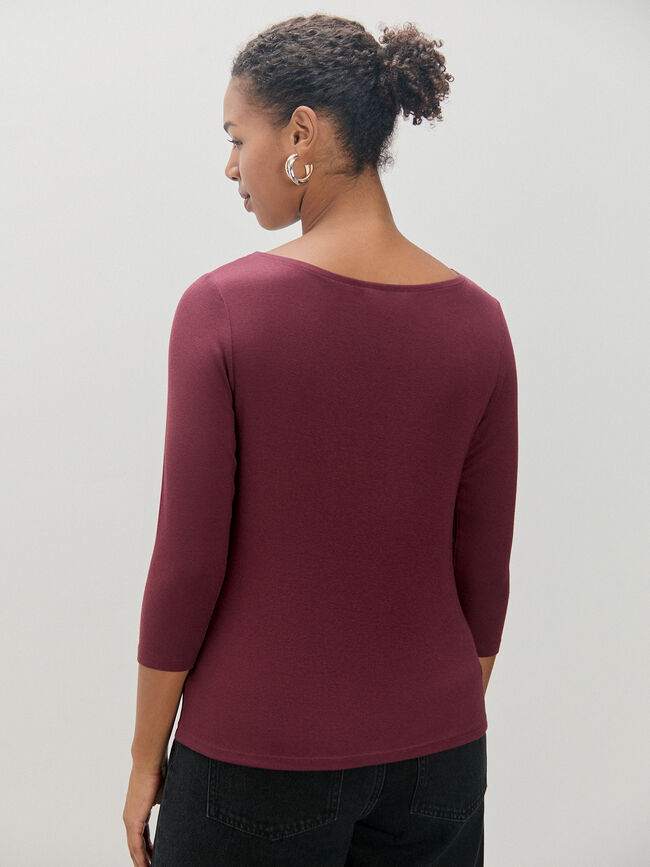 CAMISETA HEBILLA Vino