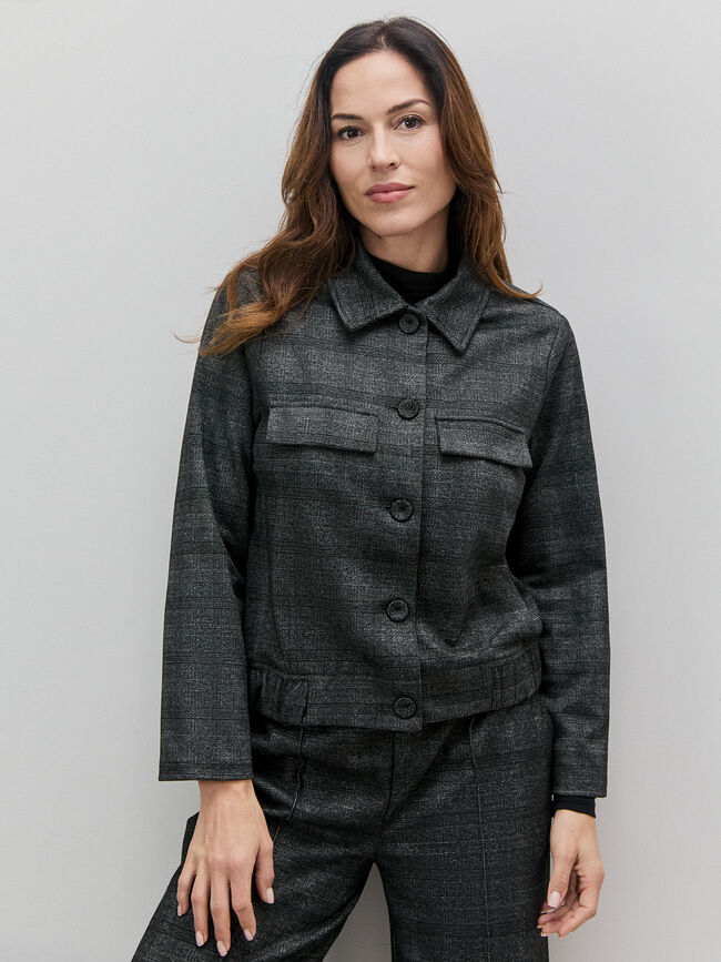 CHAQUETA CUADROS Estampado 1