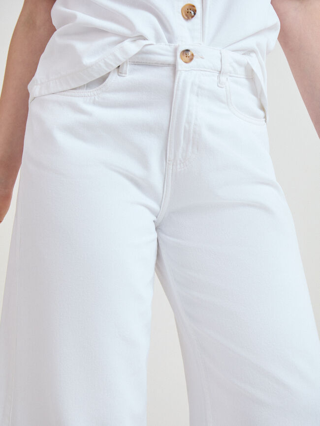 VAQUERO WIDE LEG Blanco Optico