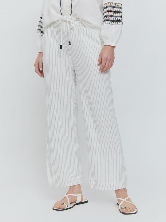 PANTALON RECTO RUSTICO Raya image number null