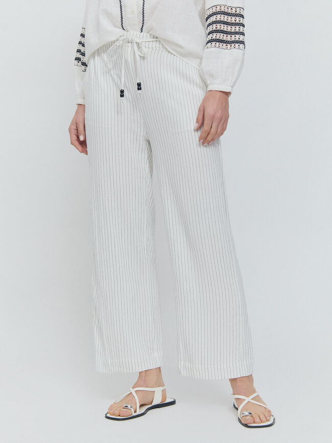 PANTALON RECTO RUSTICO Raya