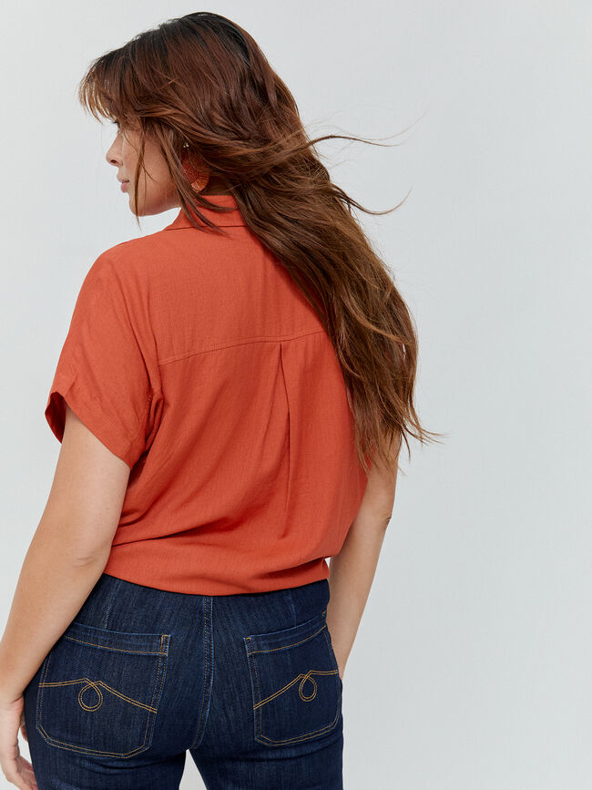 CAMISA RUSTICA Teja