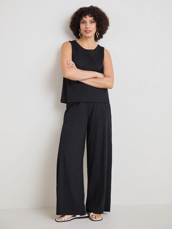 PANTAL&Oacute;N PUNTO ROMA Negro