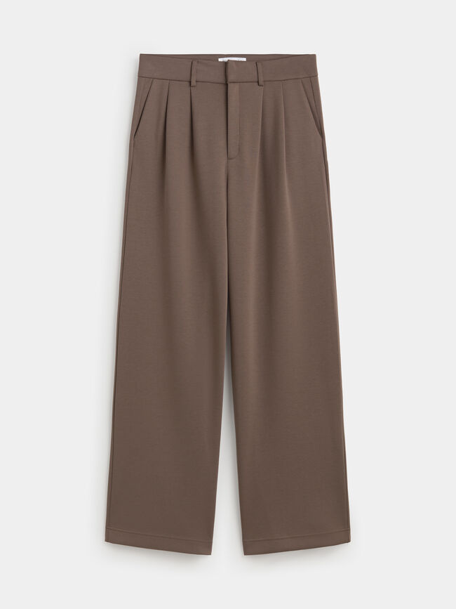 PANTALON PINZAS Vison oscuro
