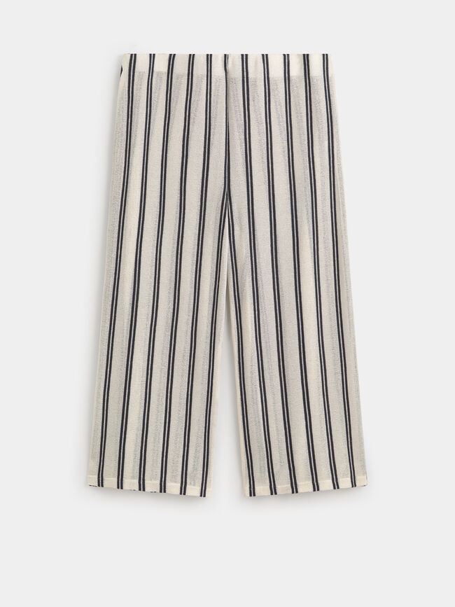 PANTAL&Oacute;N CU&SEW RAYAS Azul Marino