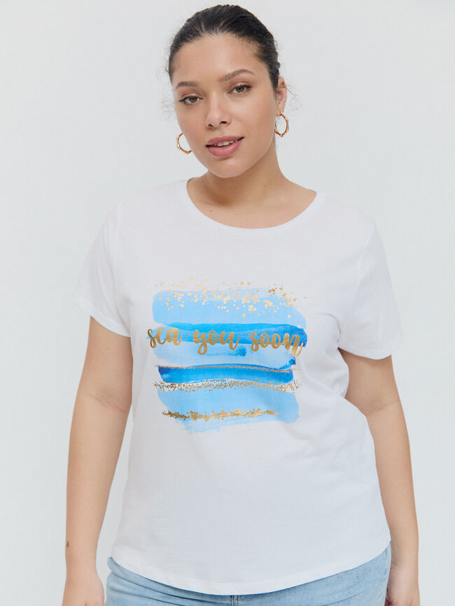 CAMISETA POSICIONAL MAR Blanco Optico