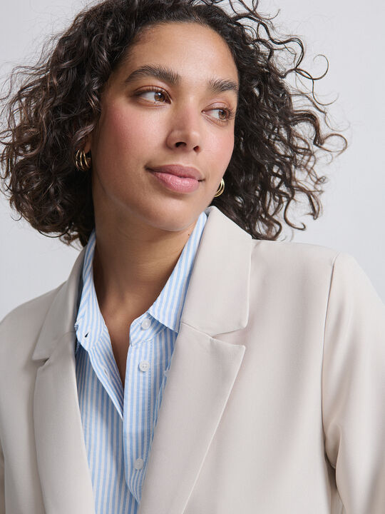BLAZER PUÑO RAYAS Crudo image number null
