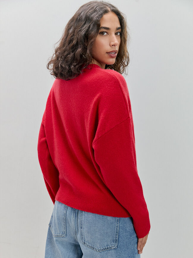 JERSEY CUELLO REDONDO Rojo