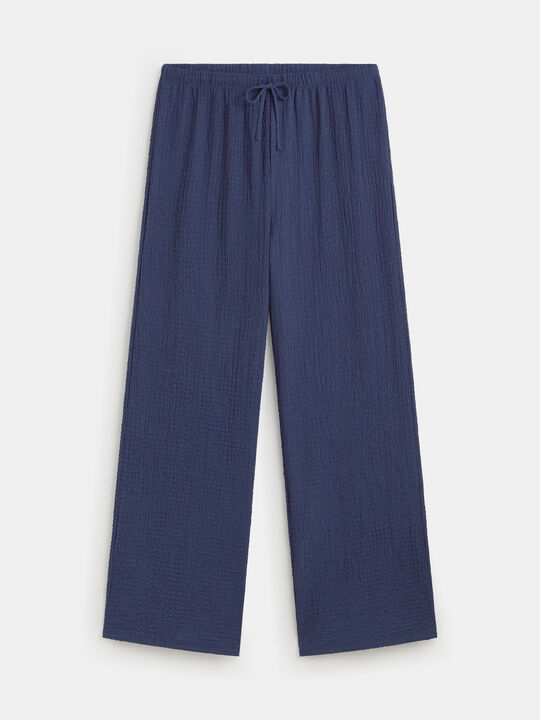 PANTALON TEXTURA Indigo blush image number null