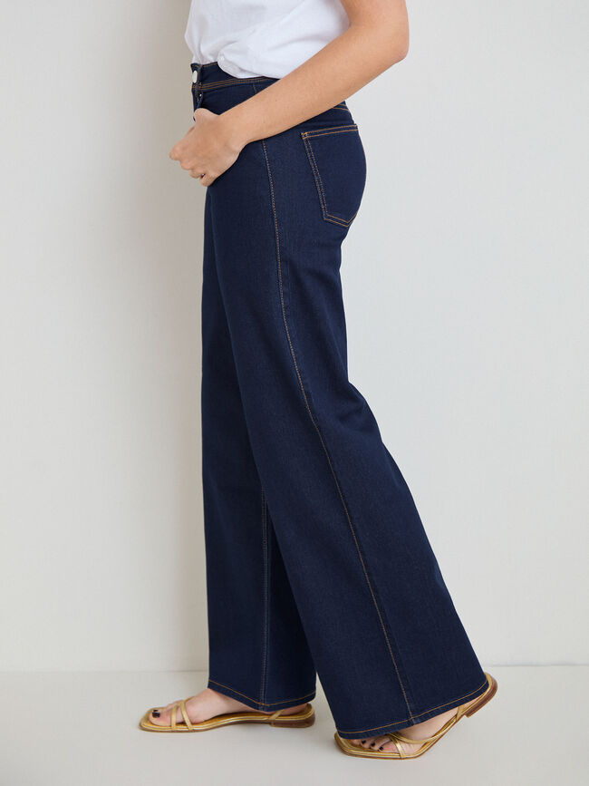 WIDE LEG B&Aacute;SICO Rinse Wash