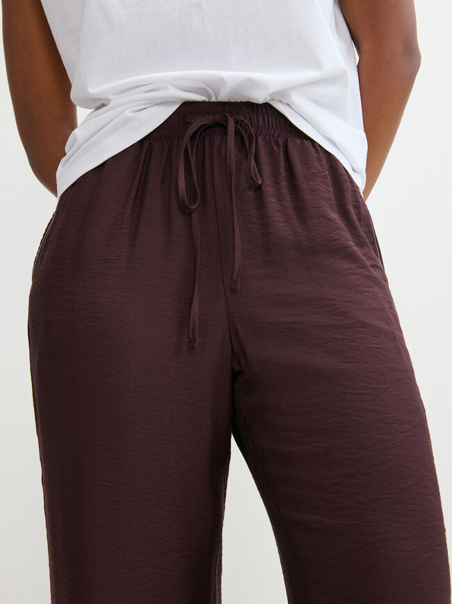 PANTALON ANCHO Marron