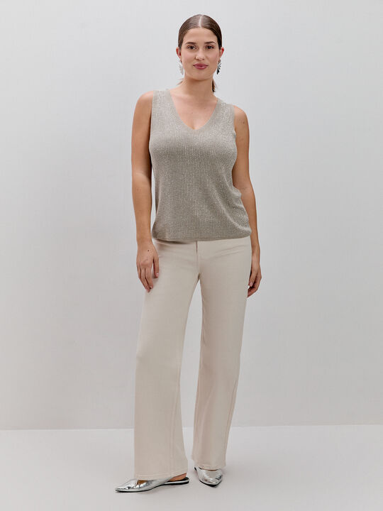 TOP BRILLANTE Beige image number null