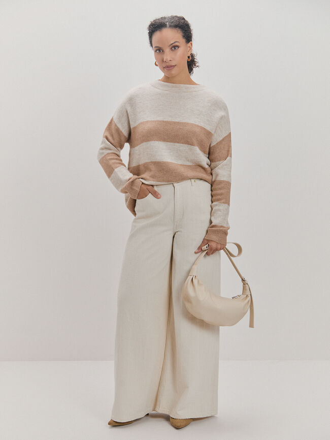 JERSEY RAYA ANCHA Beige