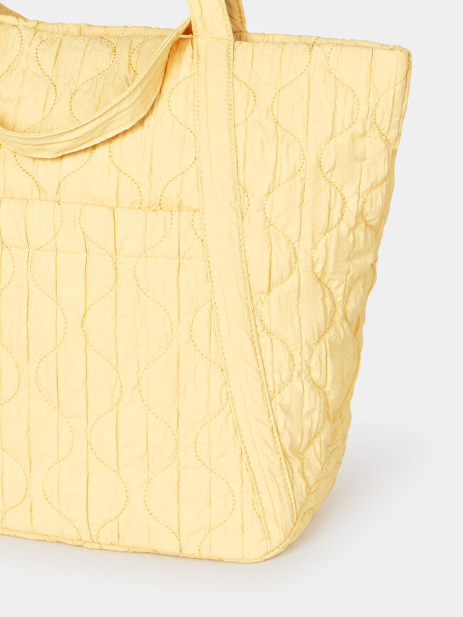 BOLSO ACOLCHADO CEBOLLA Amarillo Pastel