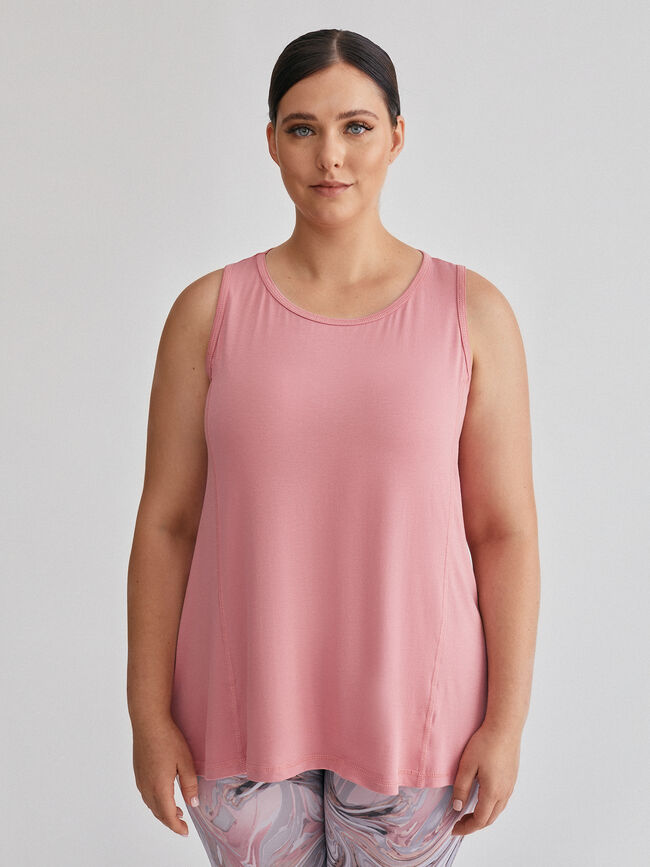 top deportivo rosa palido