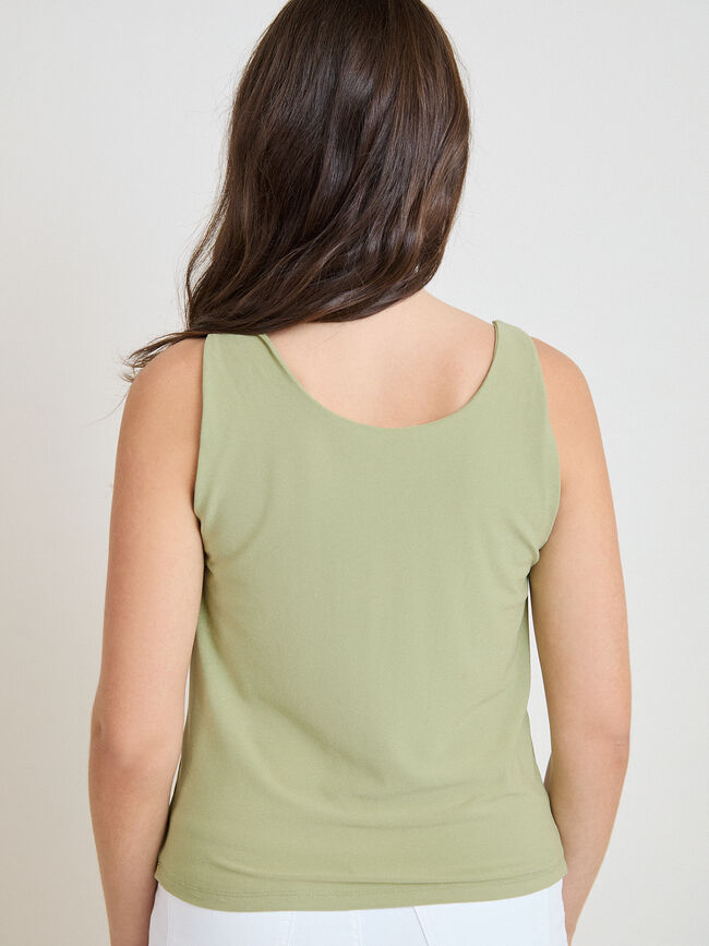 TOP DETALLE TIRANTES Verde salvia