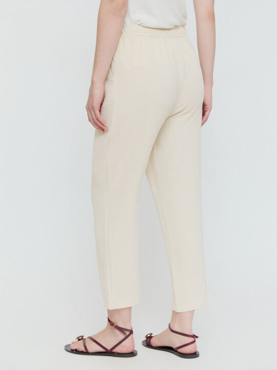 PANTALON FLUIDO JOGGER Piedra image number null