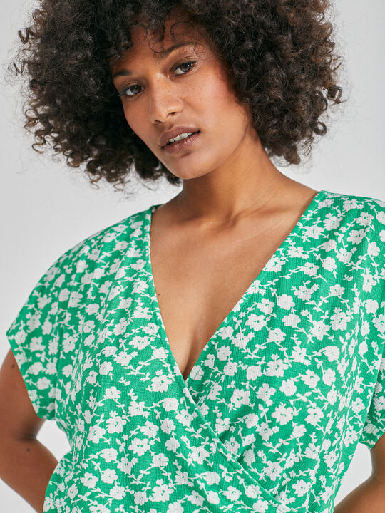 MONO CRUZADO ESTAMPADO Verde Brillante image number null