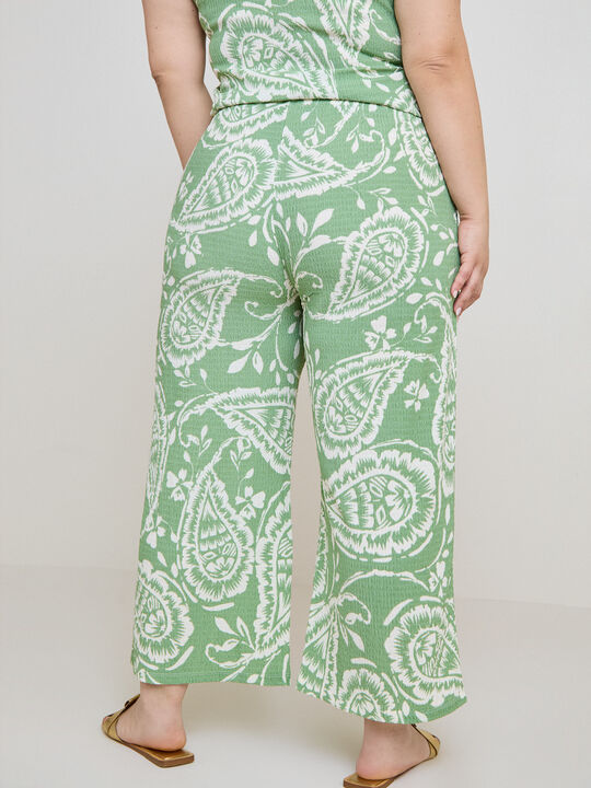 PANTALON CRINKLE ESTAMPADO Estampado 1 image number null