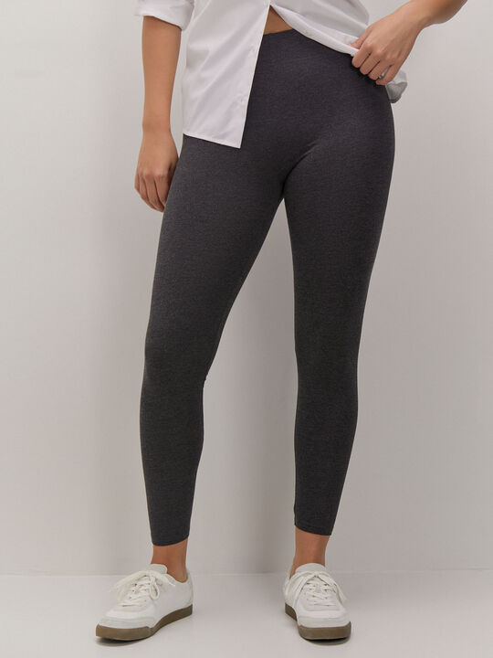 LEGGING BASICO LARGO Gris vigore Osc image number null