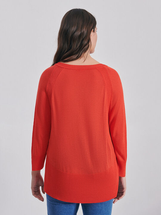 JERSEY CUELLO PICO naranja golden image number null