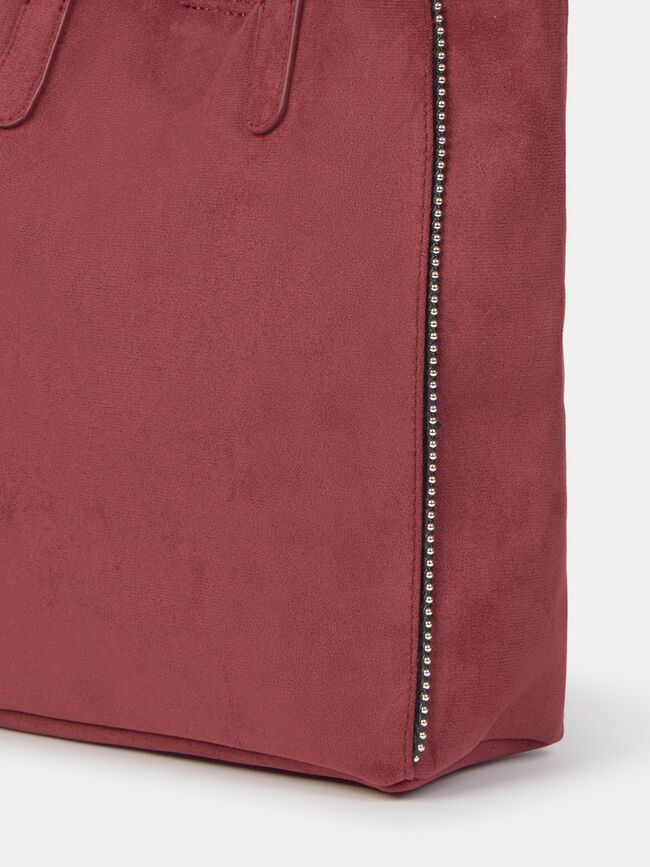 BOLSO DETALLE METÁLICO Vino