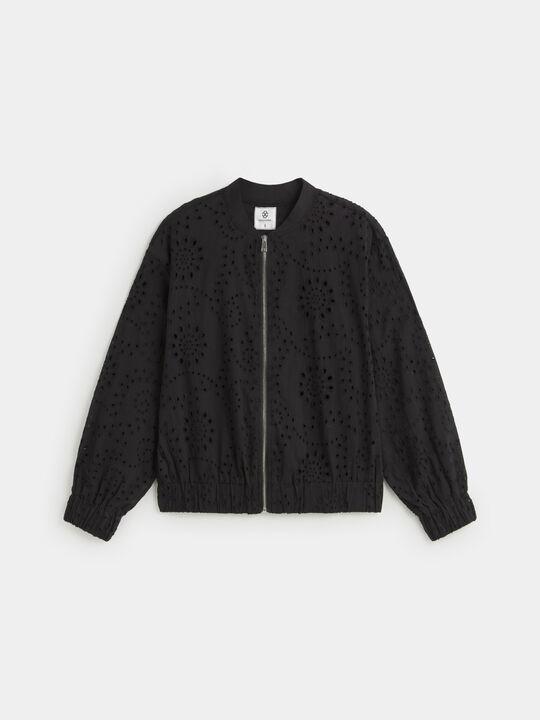 BOMBER BORDADOS Negro image number null