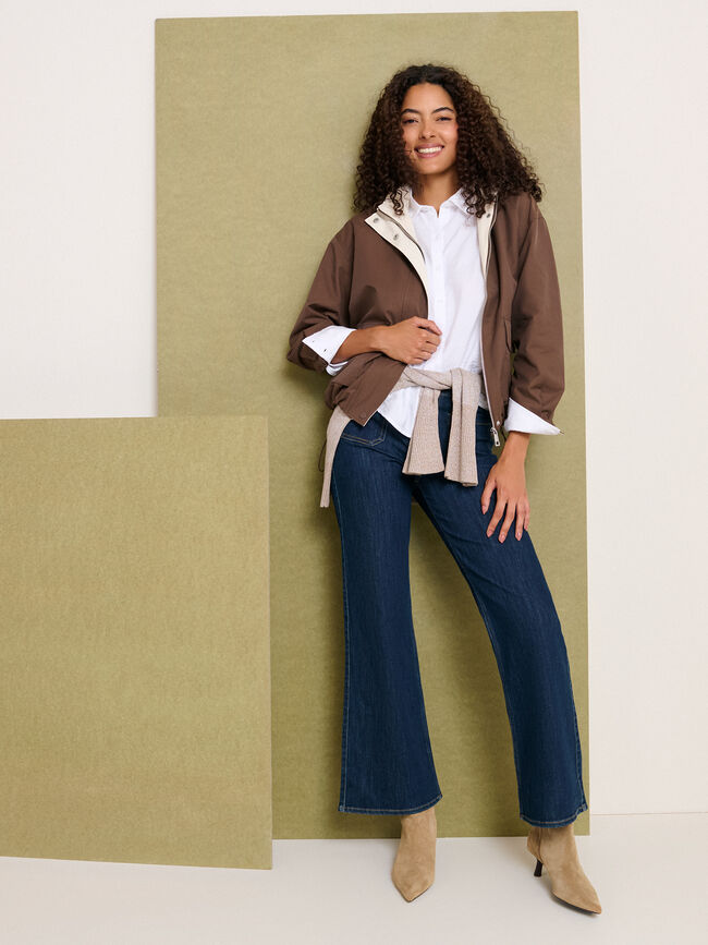 PARKA CAPUCHA Marron