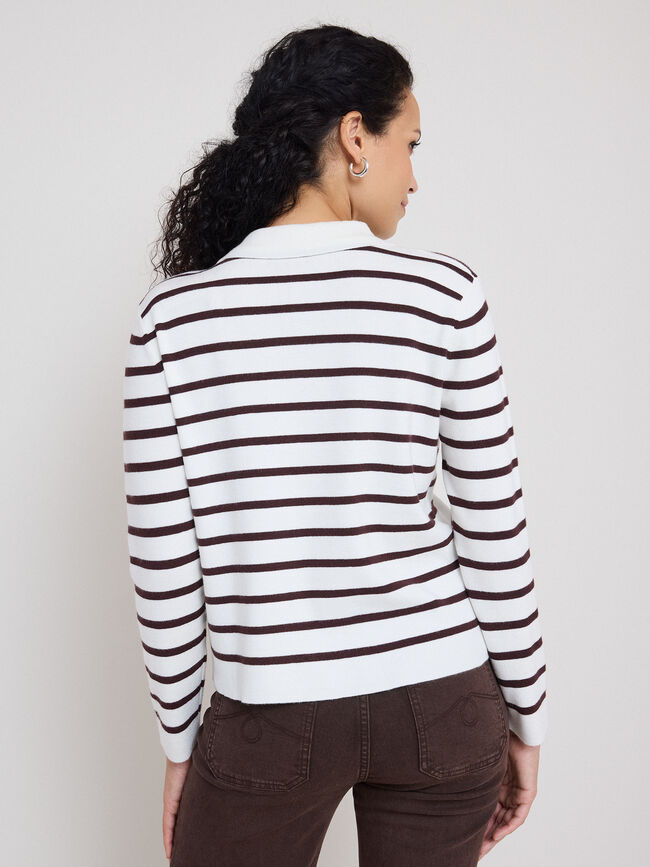 CARDIGAN RAYAS Crudo