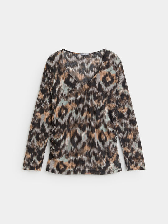 CAMISETA ASIMETRICA Estampado 1 image number null