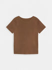 TOP CUELLO BARCO Marron chocolat