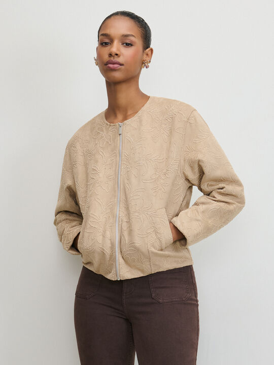 BOMBER ANTELINA BORDADA Camel image number null