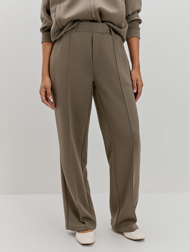 PANTALÓN NERVIO kaki oscuro
