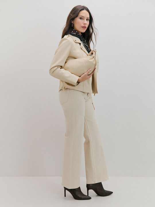 CAZADORA CREMALLERA CRUZADA Crudo image number null