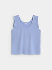 TOP TEXTURA Azul Chambray