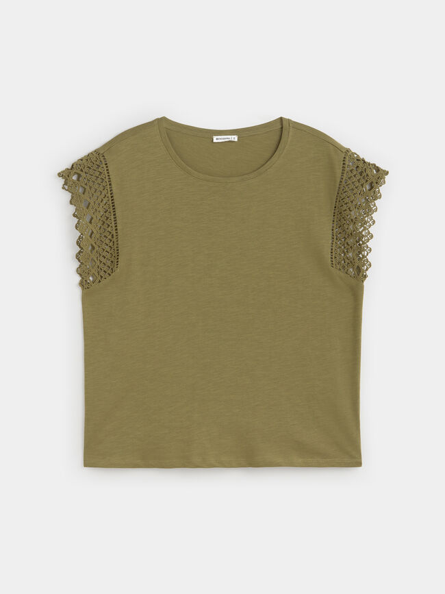 CAMISETA DETALLE Oliva