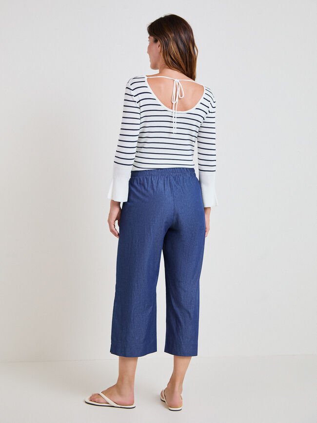 CULOTTE FLUIDO Azul Oscuro