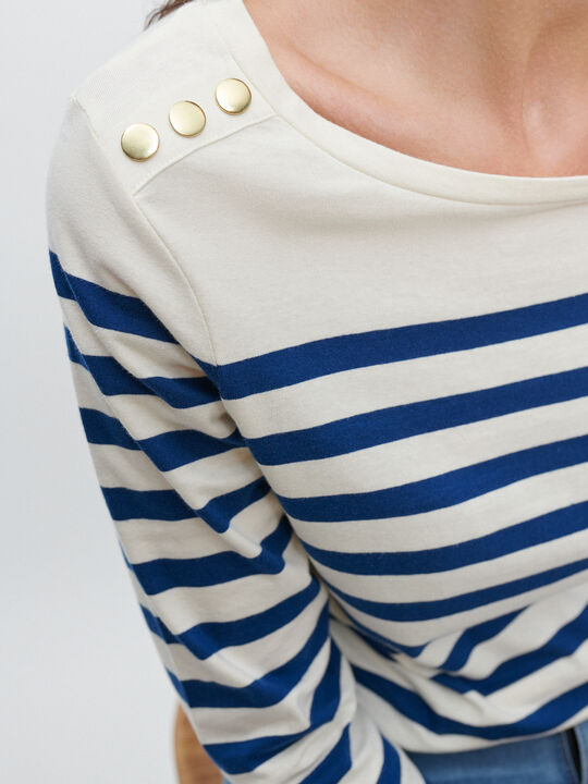 CAMISETA RAYAS BOTONES Estampado 2 image number null