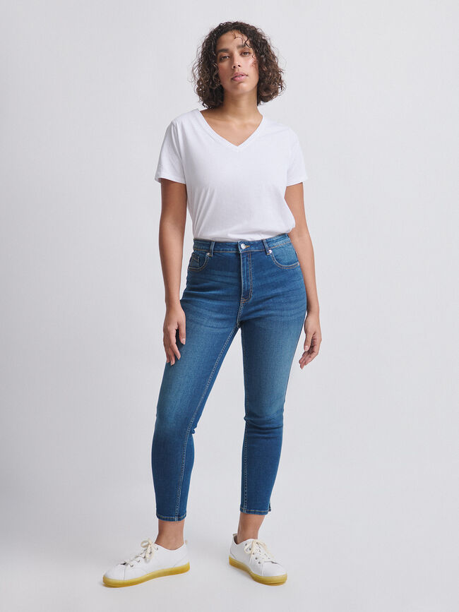 VAQUERO PITILLO CROP Dark blue