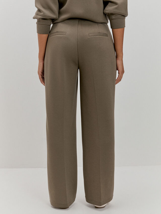 PANTALÓN NERVIO kaki oscuro
