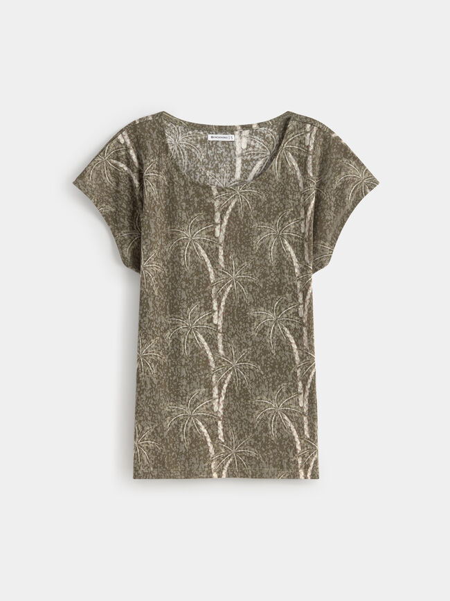 CAMISETA POSICIONAL PALMERAS Estampado 1
