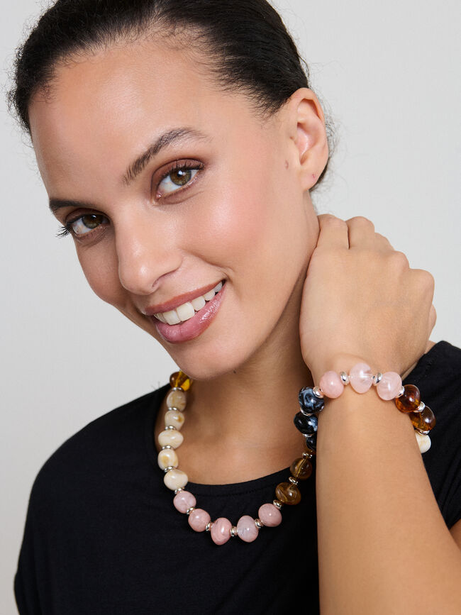 PACK COLLAR Y PULSERA BOLAS Multicolor