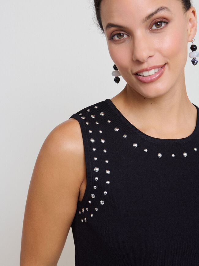 TOP TACHAS Negro