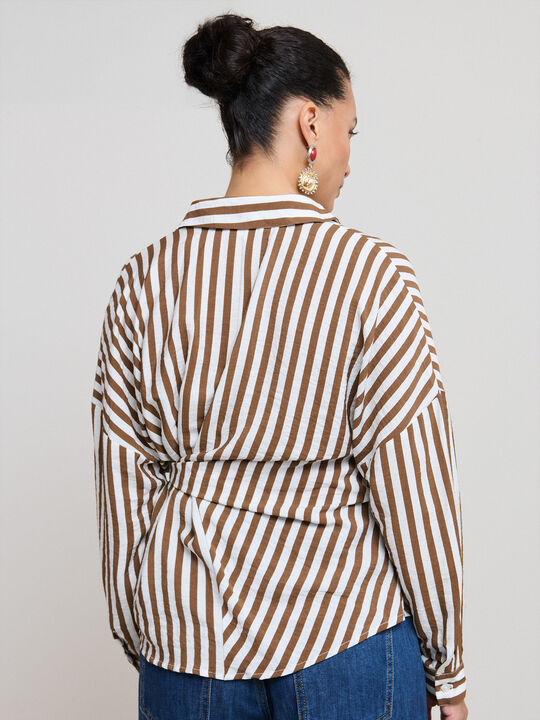 CAMISA NUDO LATERAL Toffe image number null