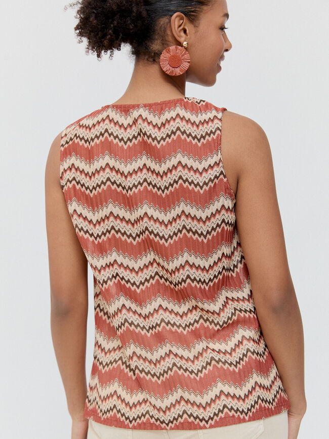TOP ANILLA Marron