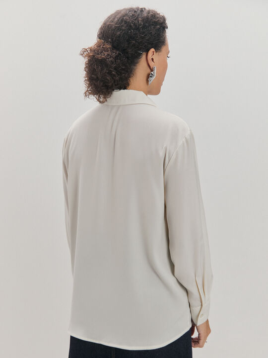 CAMISA SATINADA Crudo image number null