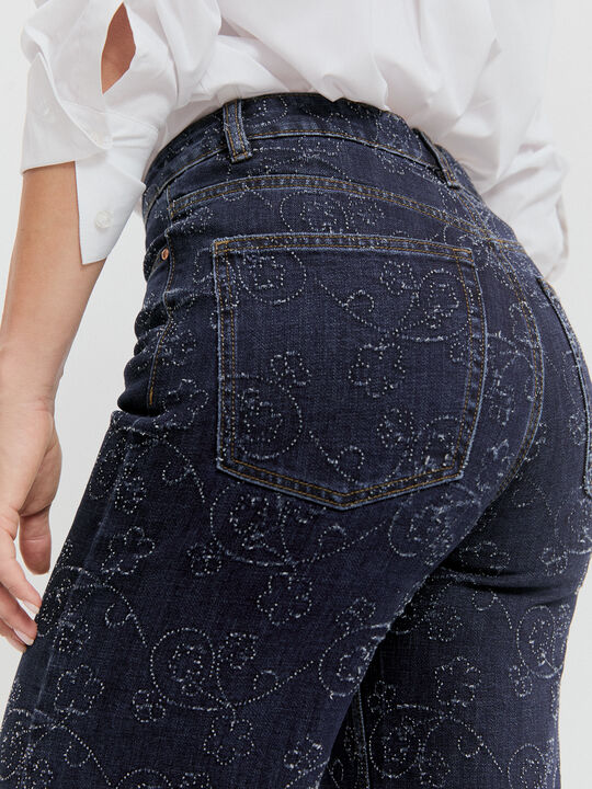 WIDE LEG LASER Dark blue image number null